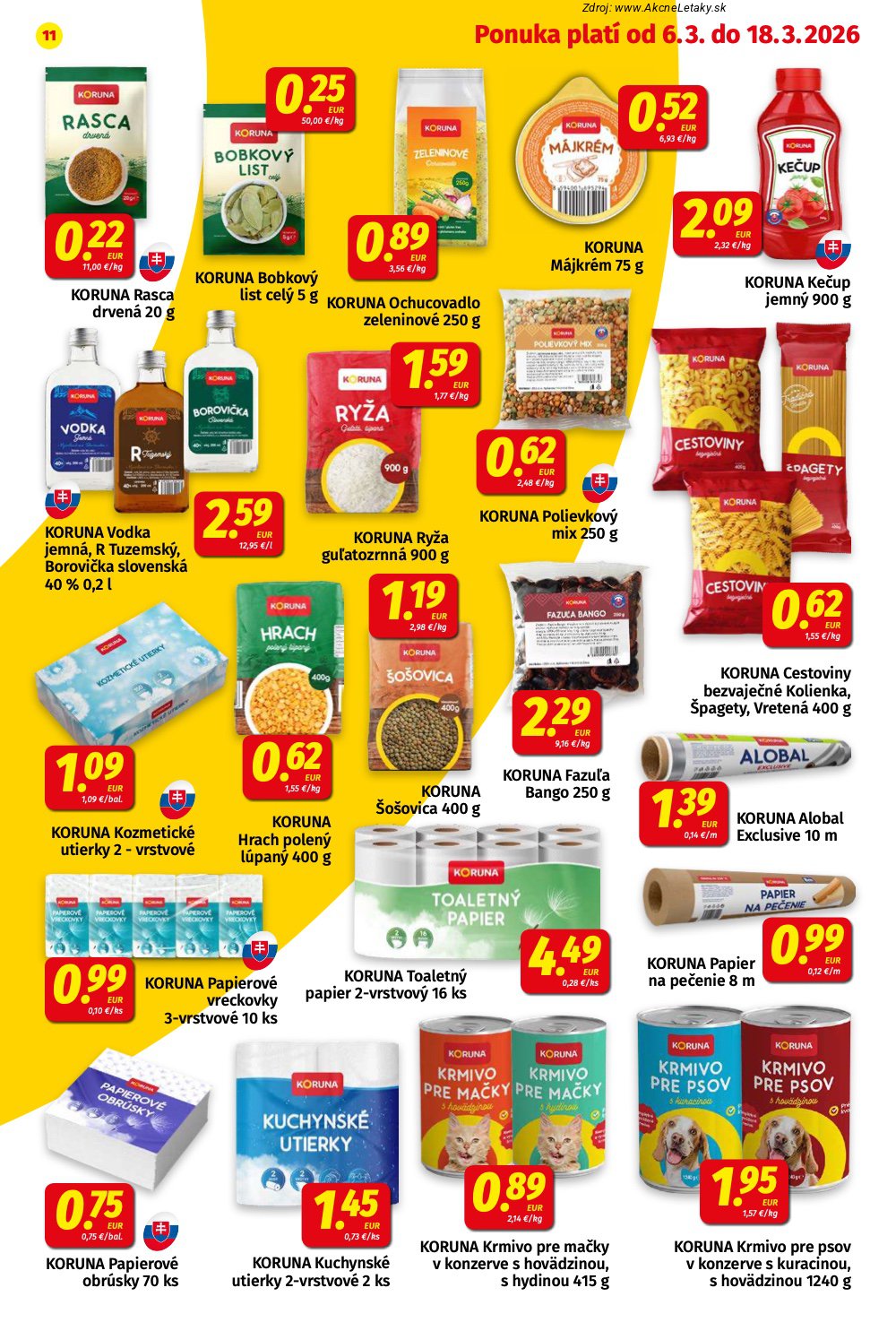 Leták KORUNA (6. 3. - 18. 3. 2026) - strana 11 z 24