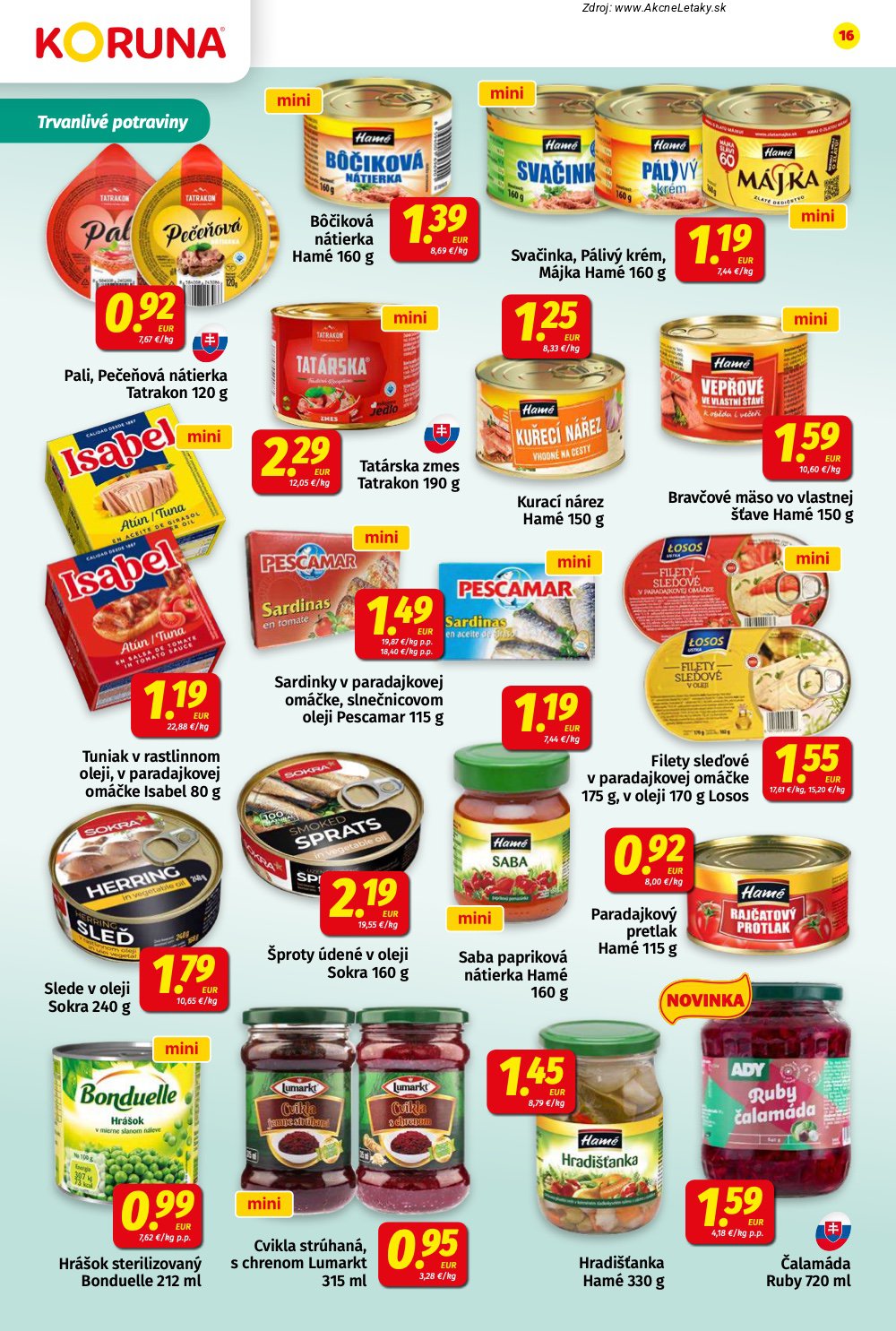 Leták KORUNA - strana 16
