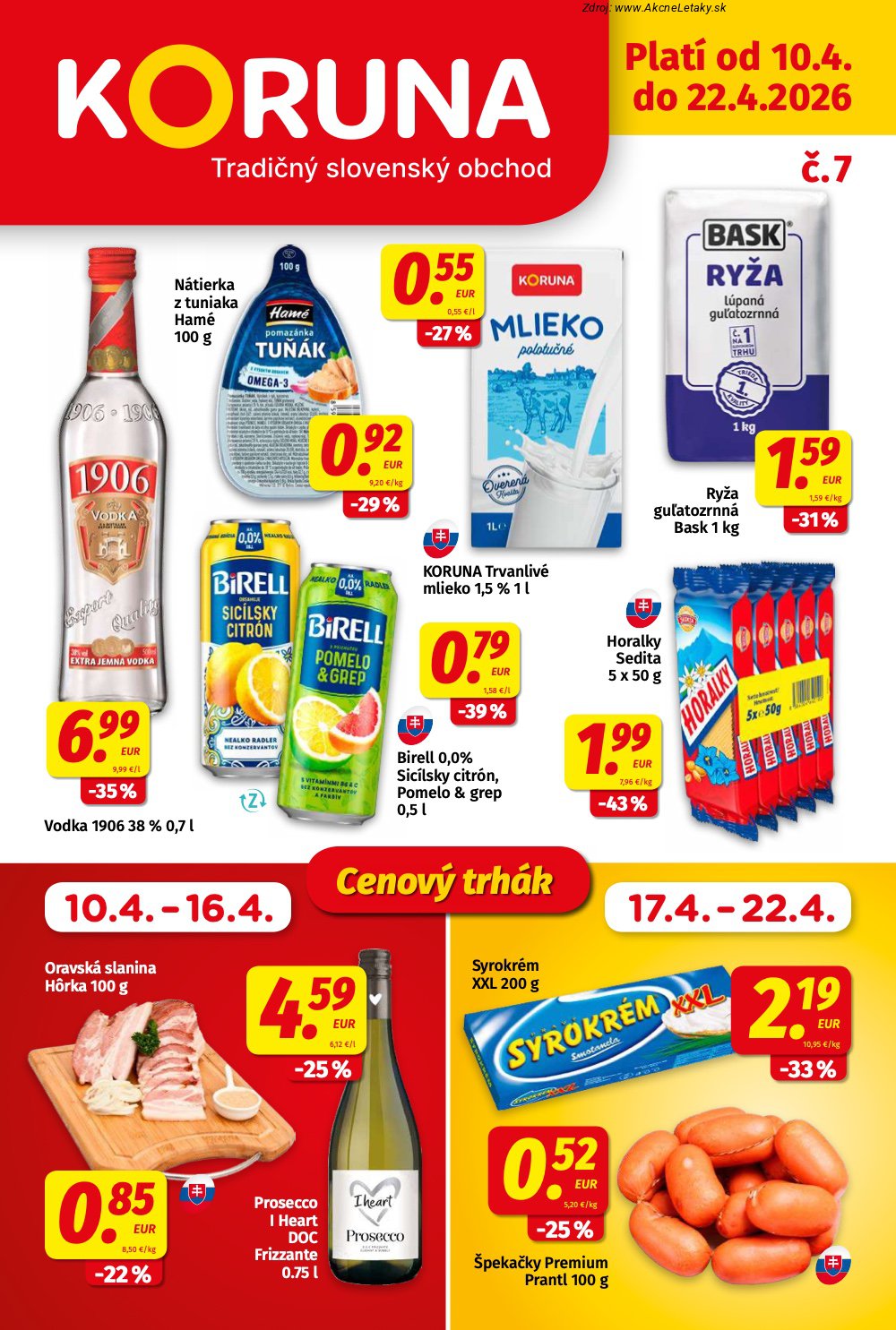 Leták KORUNA - strana 1