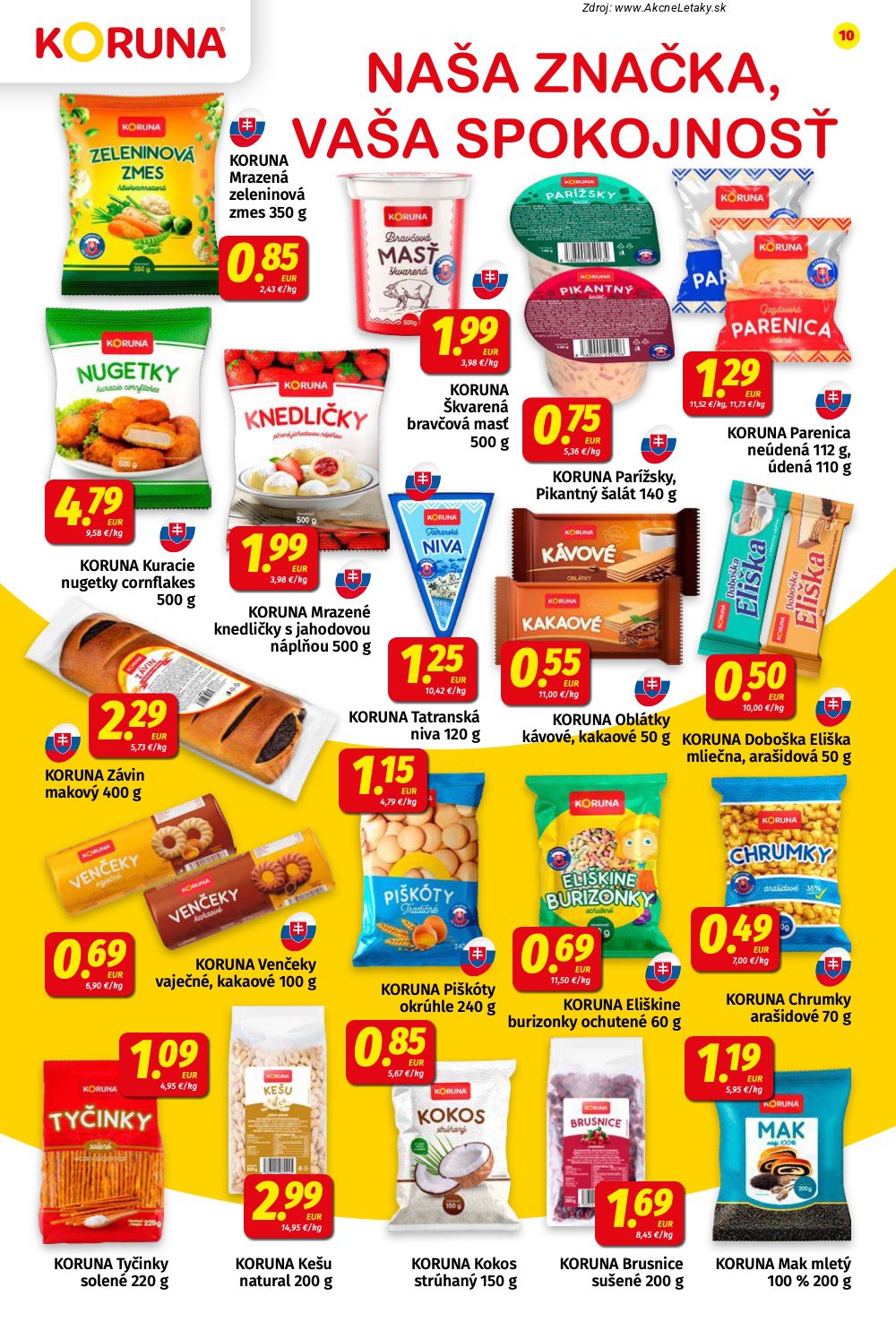 Leták KORUNA - strana 10