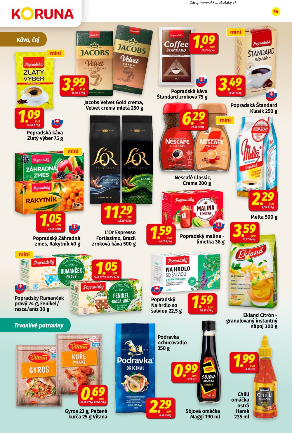 Leták KORUNA - strana 14