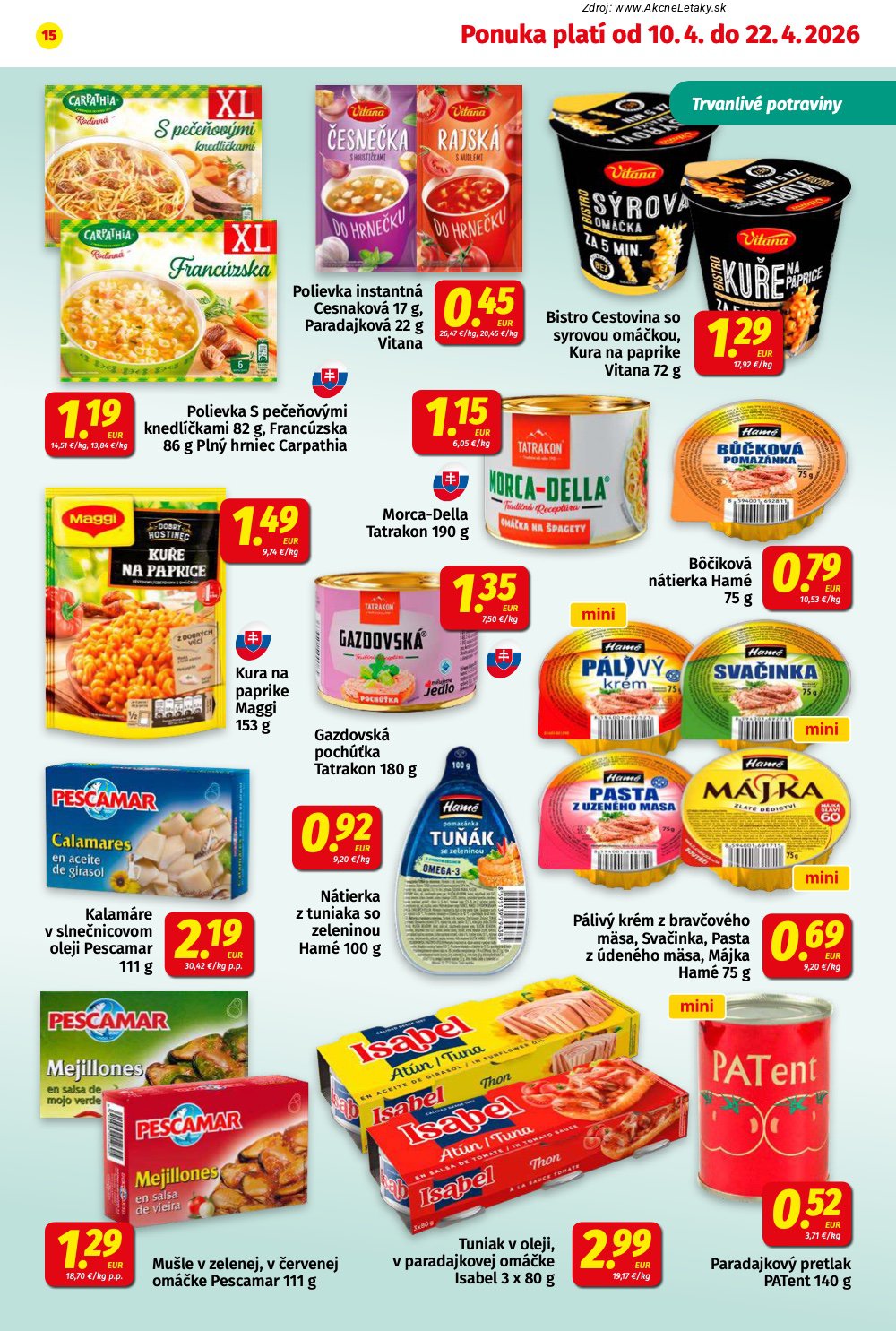 Leták KORUNA (10. 4. - 22. 4. 2026) - strana 15 z 24