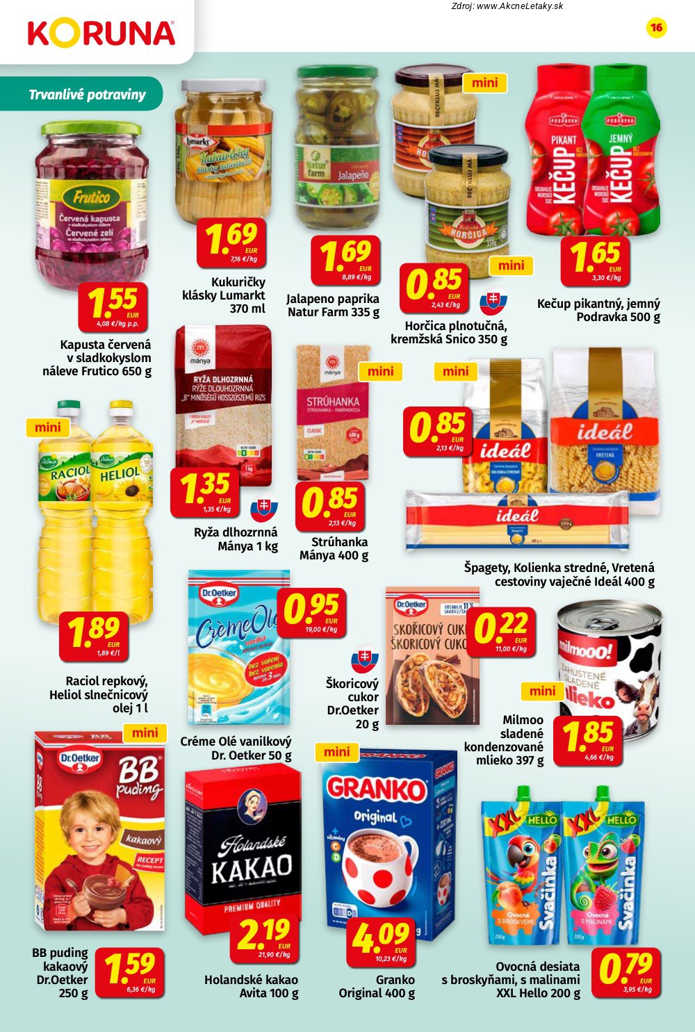 Leták KORUNA - strana 16