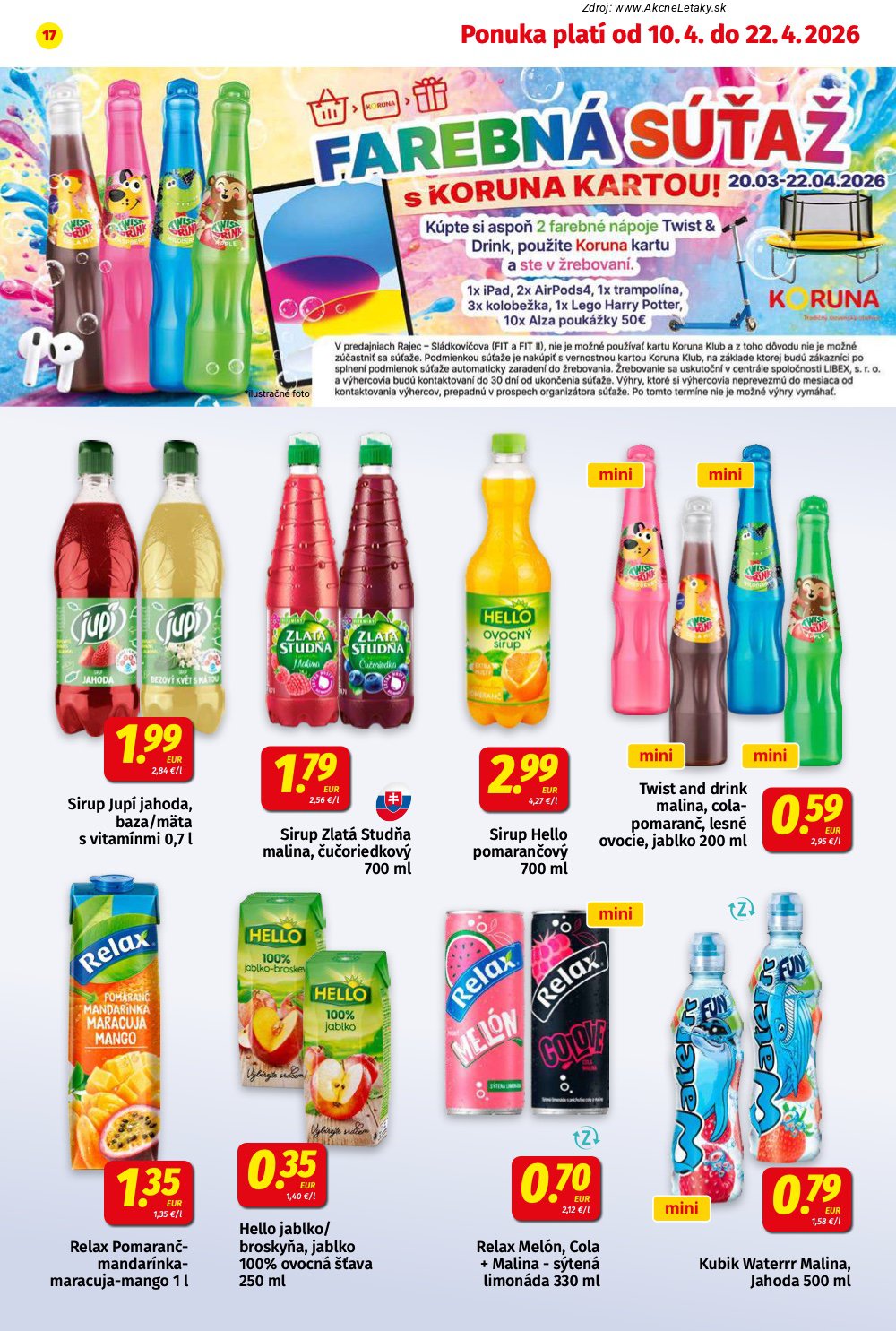 Leták KORUNA - strana 17
