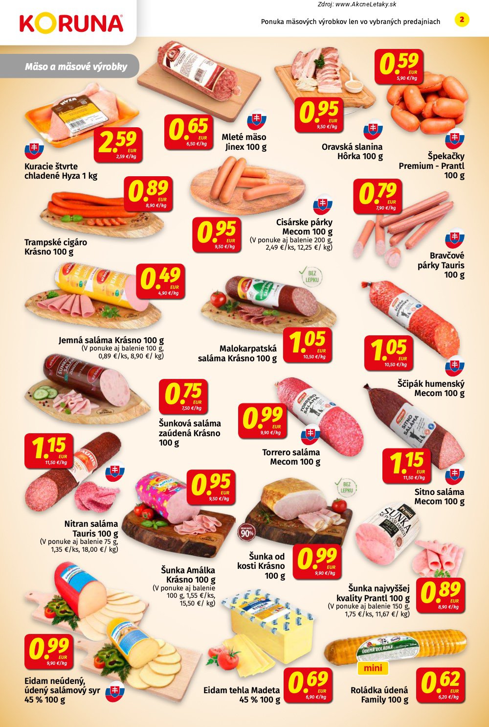 Leták KORUNA - strana 2