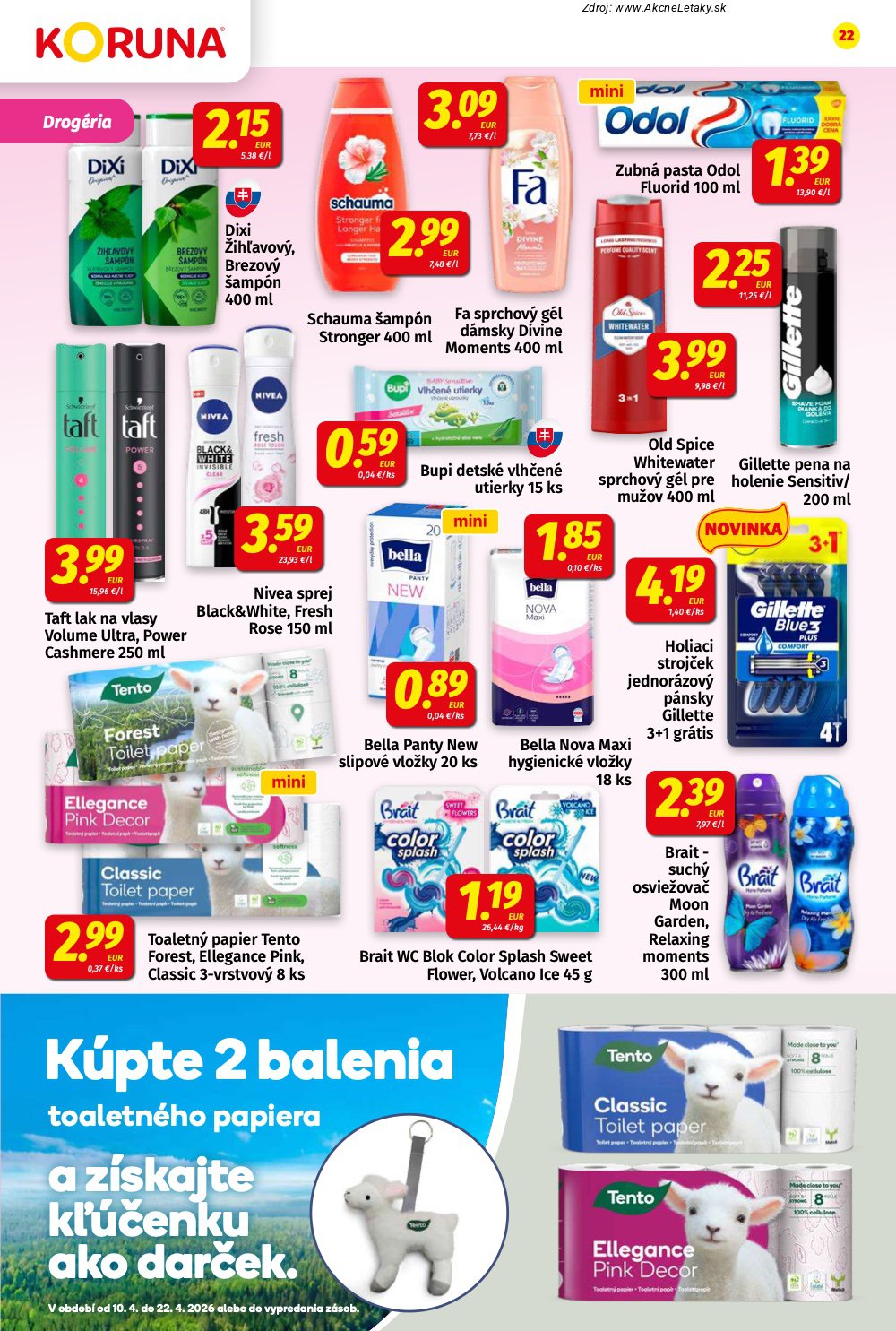 Leták KORUNA - strana 22