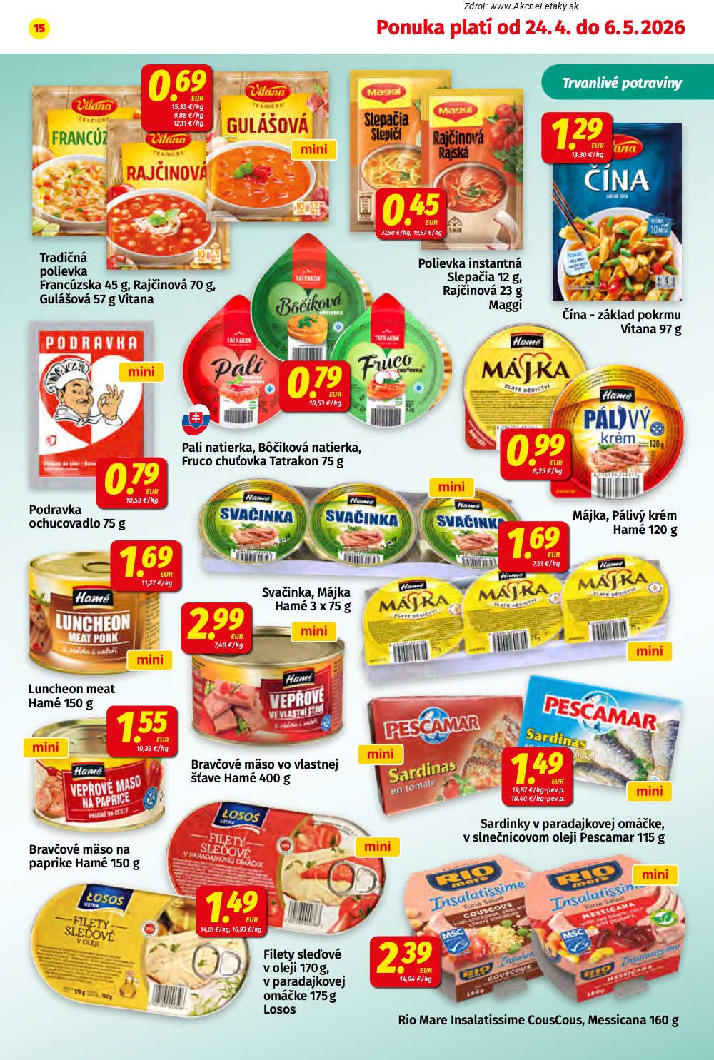Leták KORUNA (24. 4. - 6. 5. 2026) - strana 15 z 24