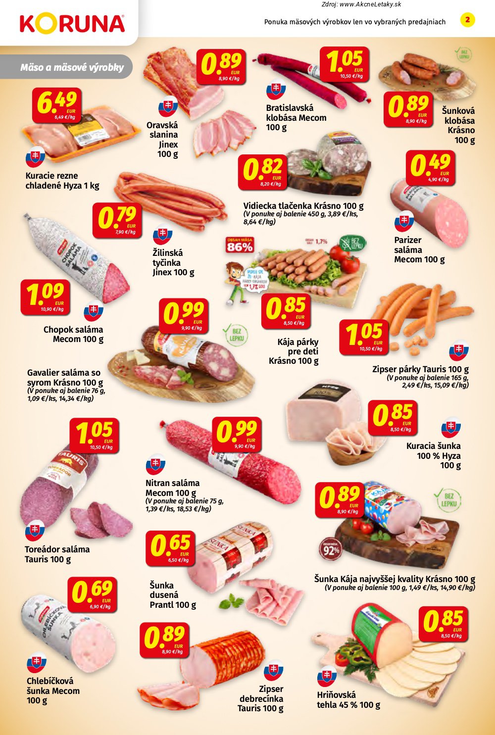 Leták KORUNA (24. 4. - 6. 5. 2026) - strana 2 z 24