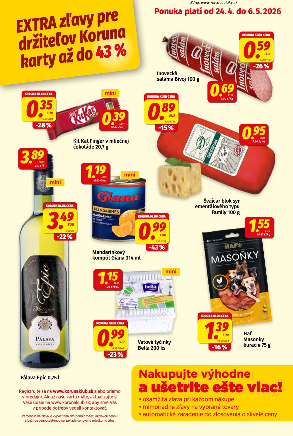 Leták KORUNA (24. 4. - 6. 5. 2026) - strana 9 z 24