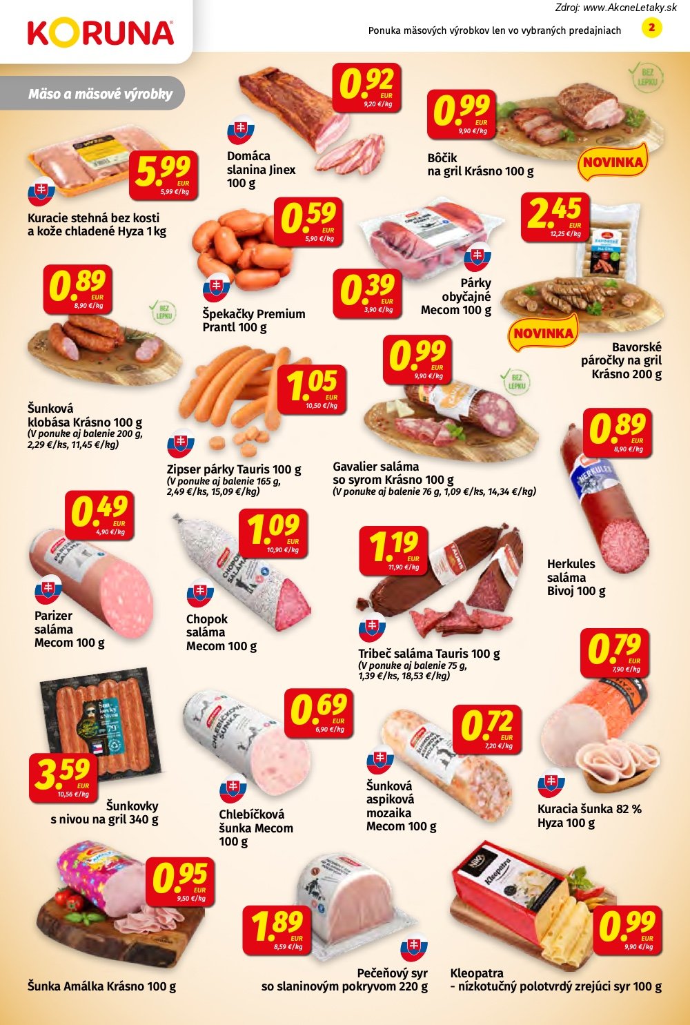 Leták KORUNA (22. 5. - 3. 6. 2026) - strana 2 z 24