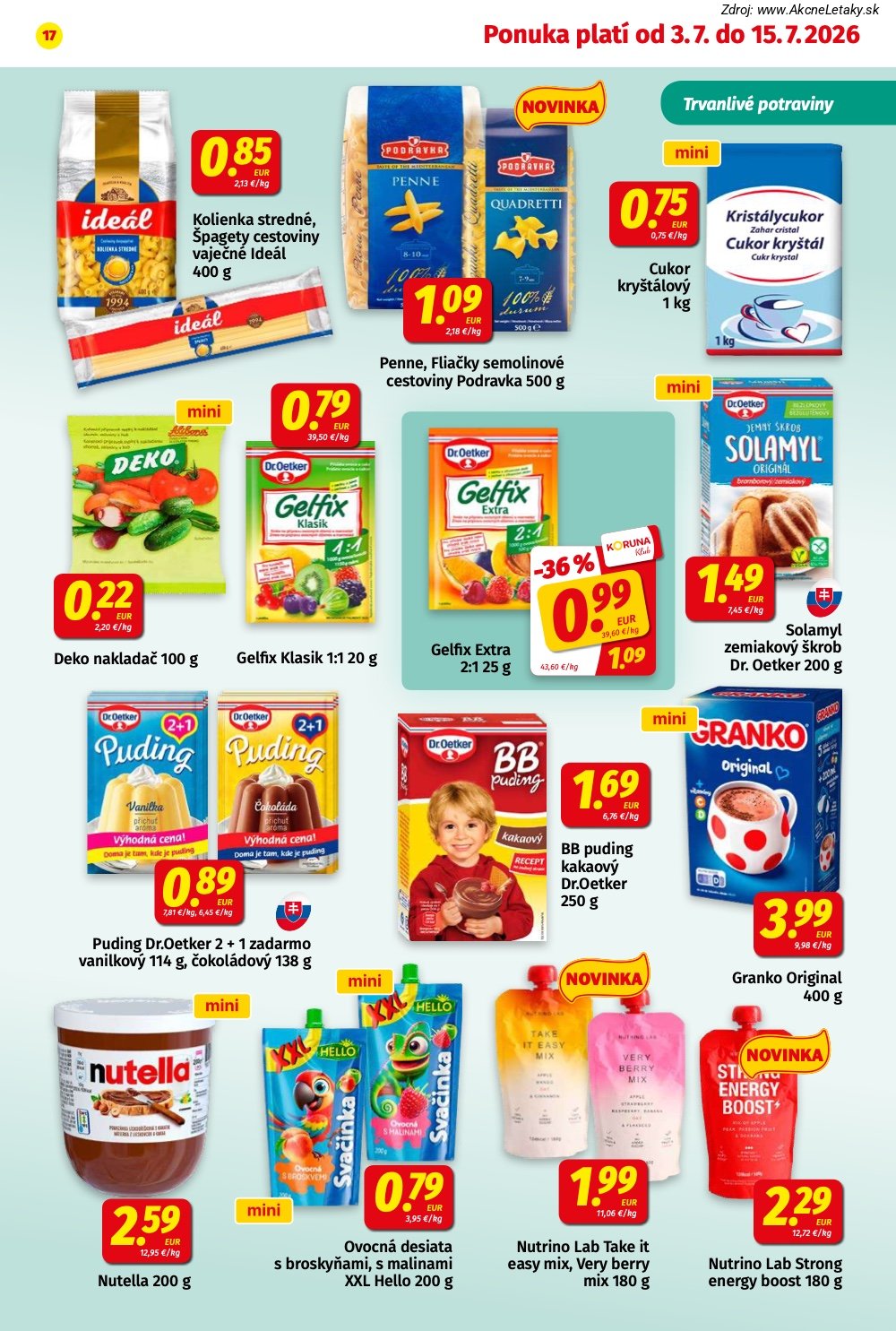 Leták KORUNA (3. 7. - 15. 7. 2026) - strana 17 z 24