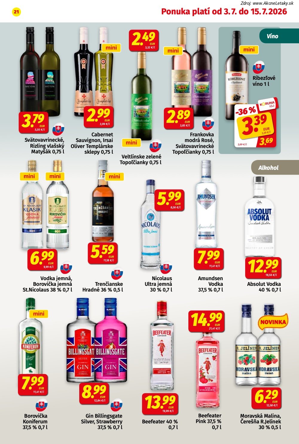 Leták KORUNA (3. 7. - 15. 7. 2026) - strana 21 z 24