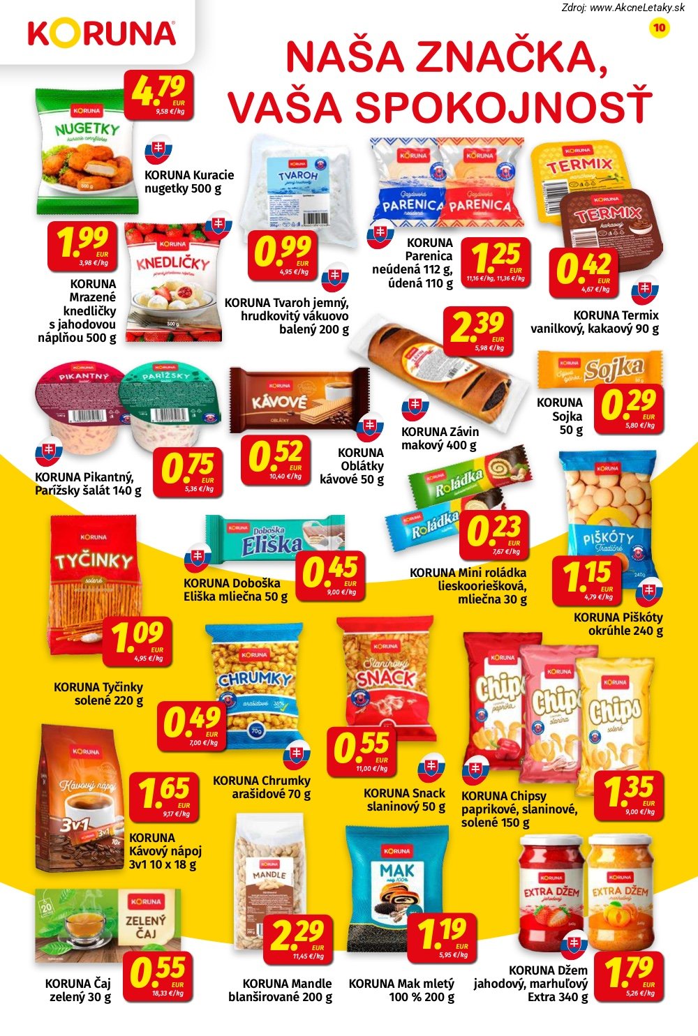Leták KORUNA (31. 7. - 12. 8. 2026) - strana 10 z 24