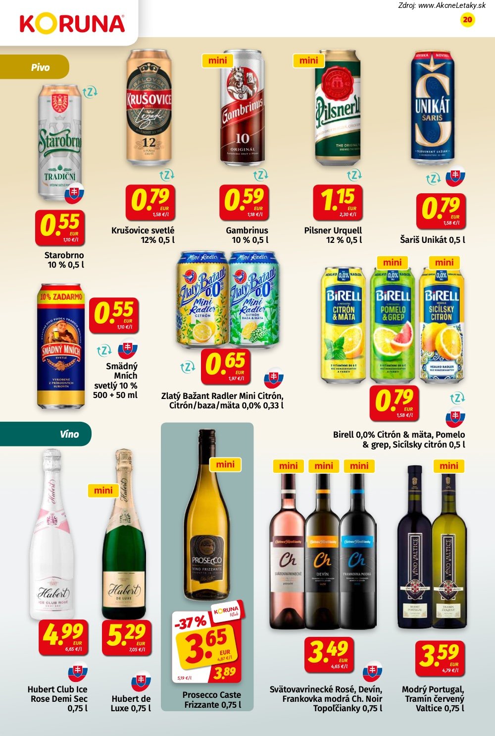 Leták KORUNA (31. 7. - 12. 8. 2026) - strana 20 z 24