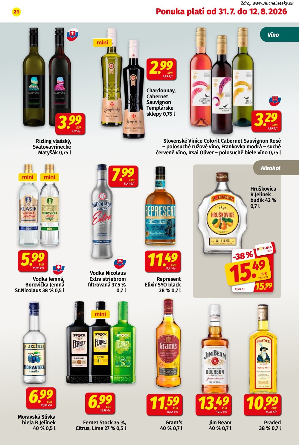Leták KORUNA (31. 7. - 12. 8. 2026) - strana 21 z 24