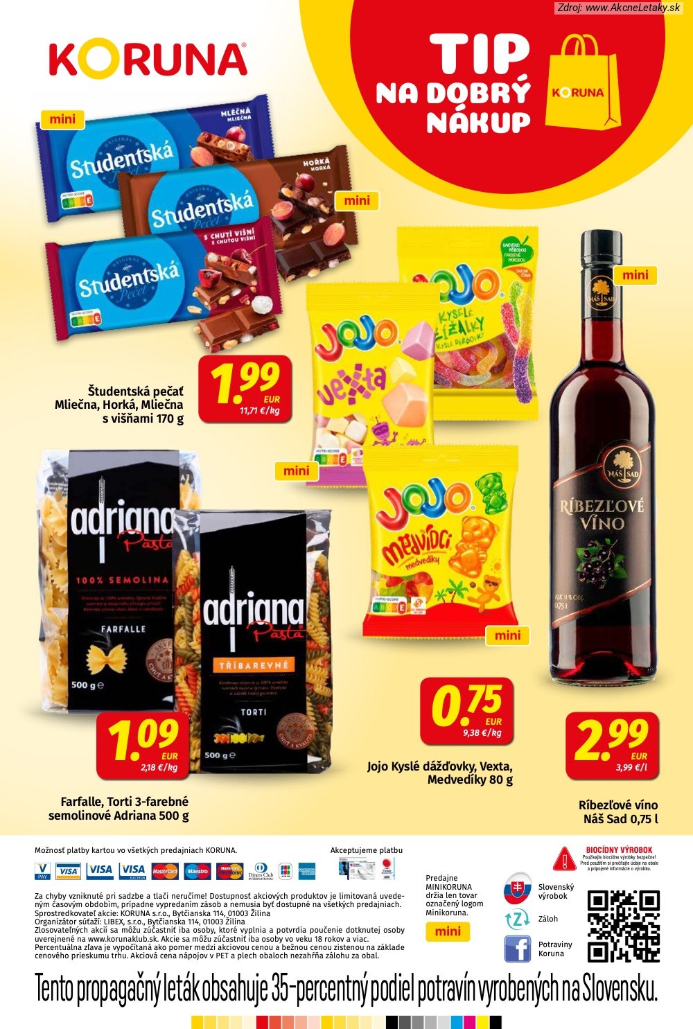Leták KORUNA (31. 7. - 12. 8. 2026) - strana 24 z 24