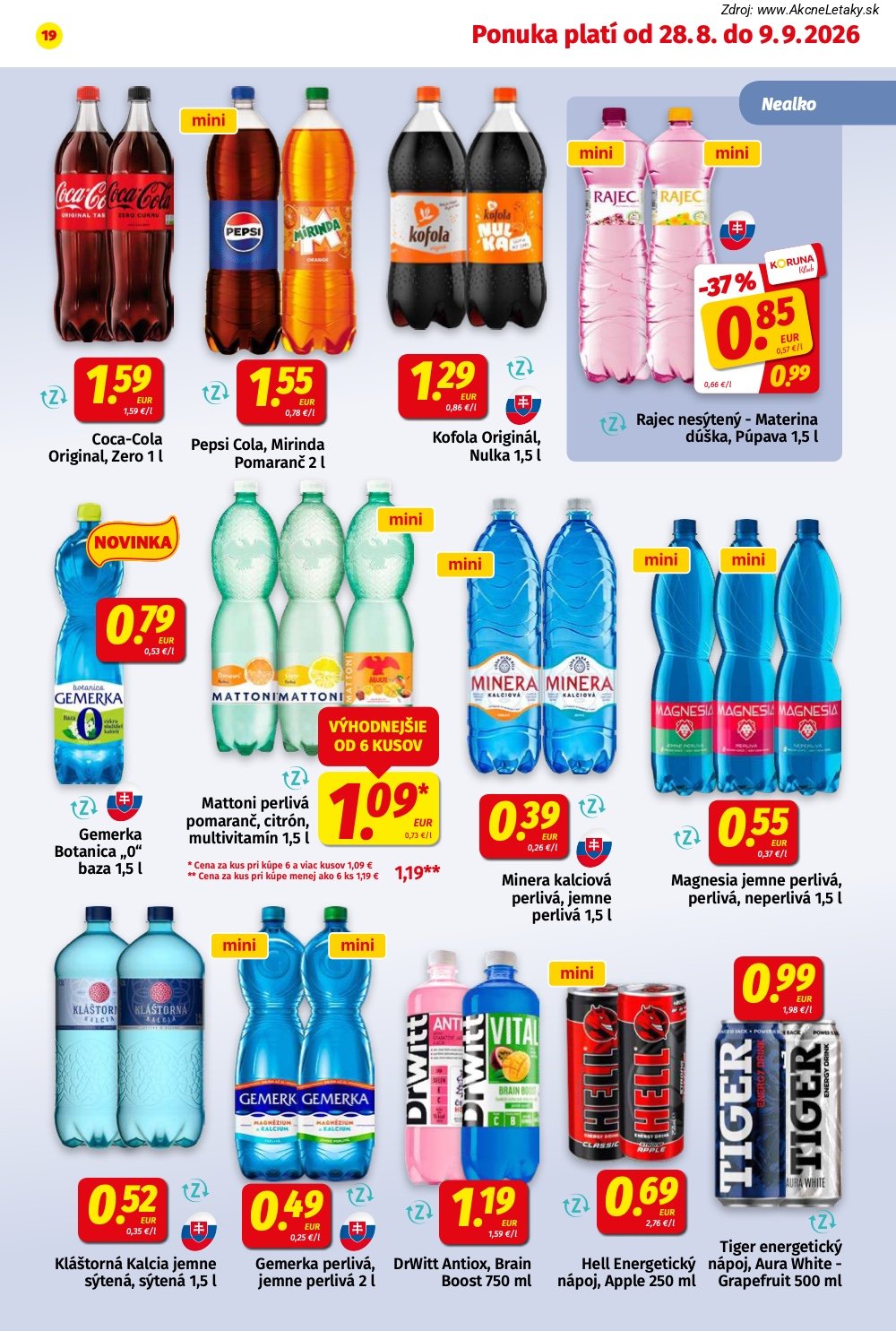 Leták KORUNA (28. 8. - 9. 9. 2026) - strana 19 z 24