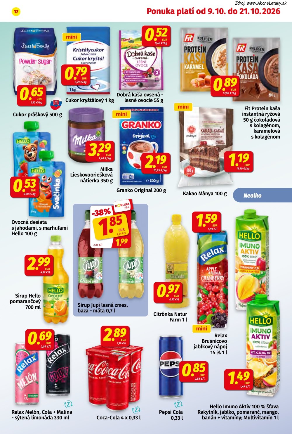 Leták KORUNA (9. 10. - 21. 10. 2026) - strana 17 z 24