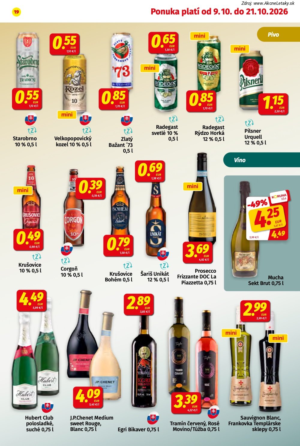 Leták KORUNA (9. 10. - 21. 10. 2026) - strana 19 z 24