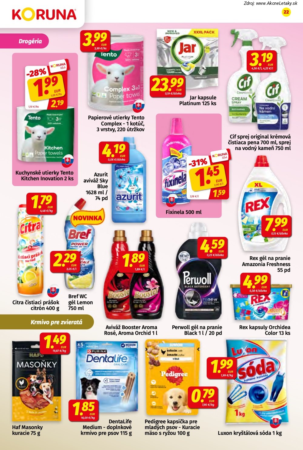 Leták KORUNA (9. 10. - 21. 10. 2026) - strana 22 z 24
