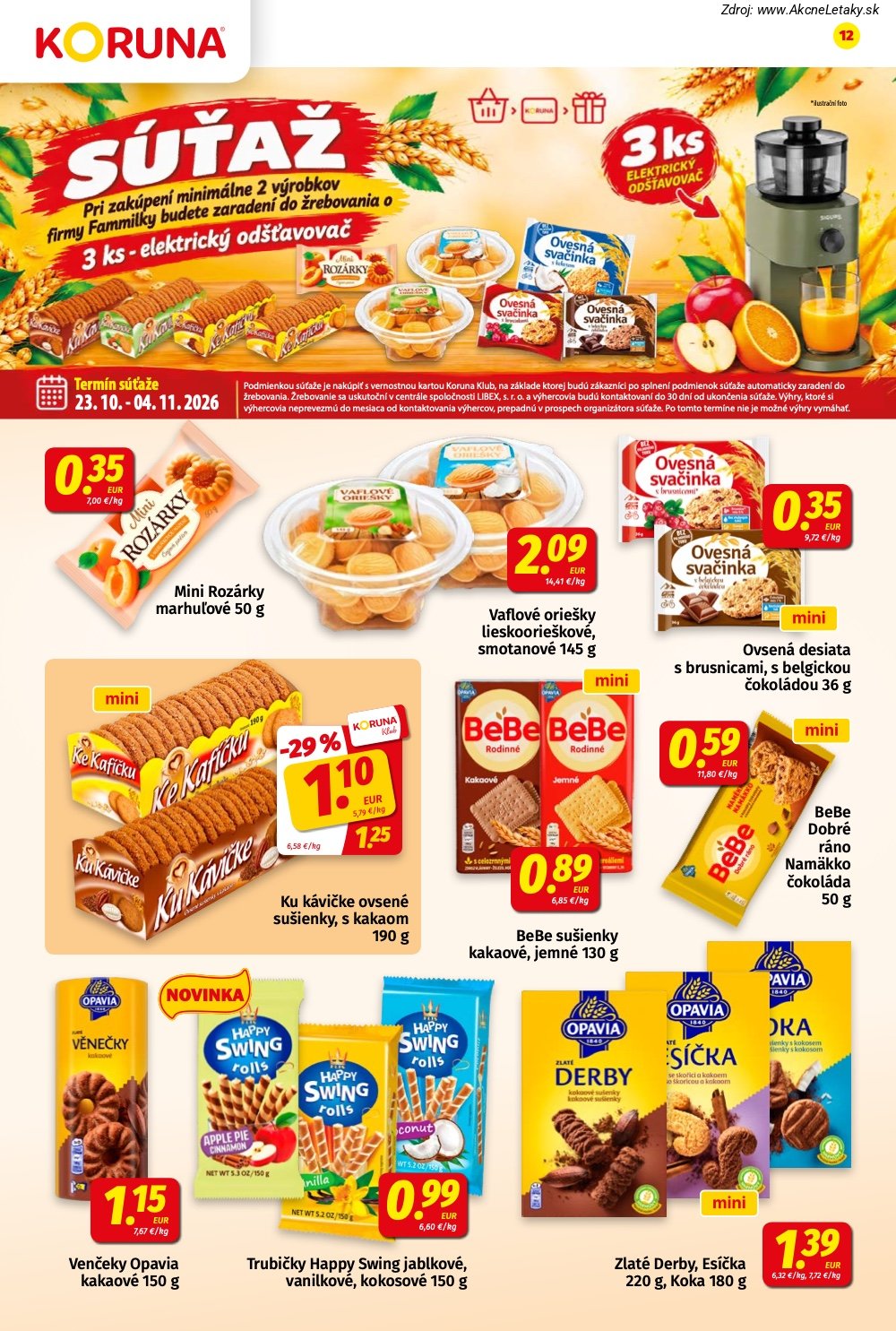 Leták KORUNA (23. 10. - 4. 11. 2026) - strana 12 z 24