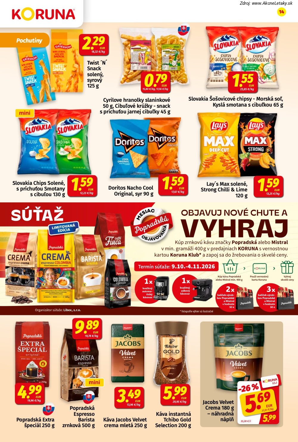 Leták KORUNA (23. 10. - 4. 11. 2026) - strana 14 z 24