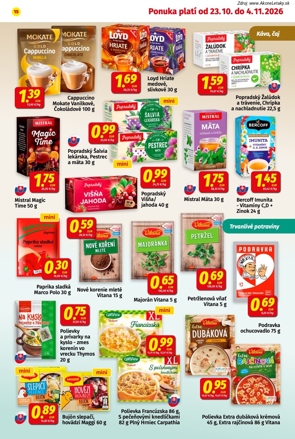 Leták KORUNA (23. 10. - 4. 11. 2026) - strana 15 z 24