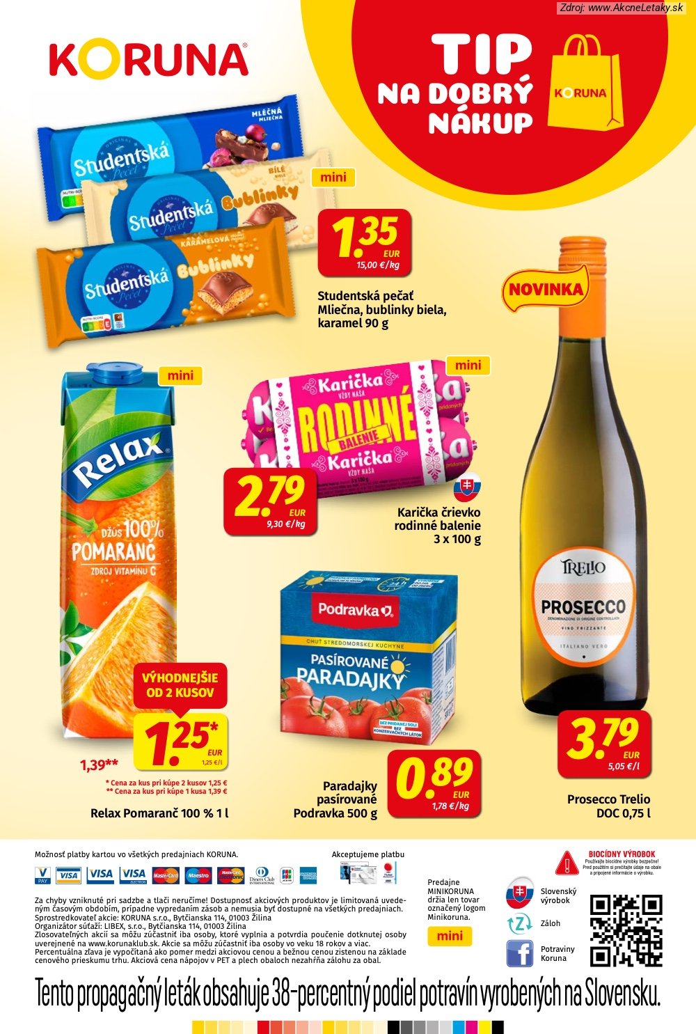 Leták KORUNA (23. 10. - 4. 11. 2026) - strana 24 z 24