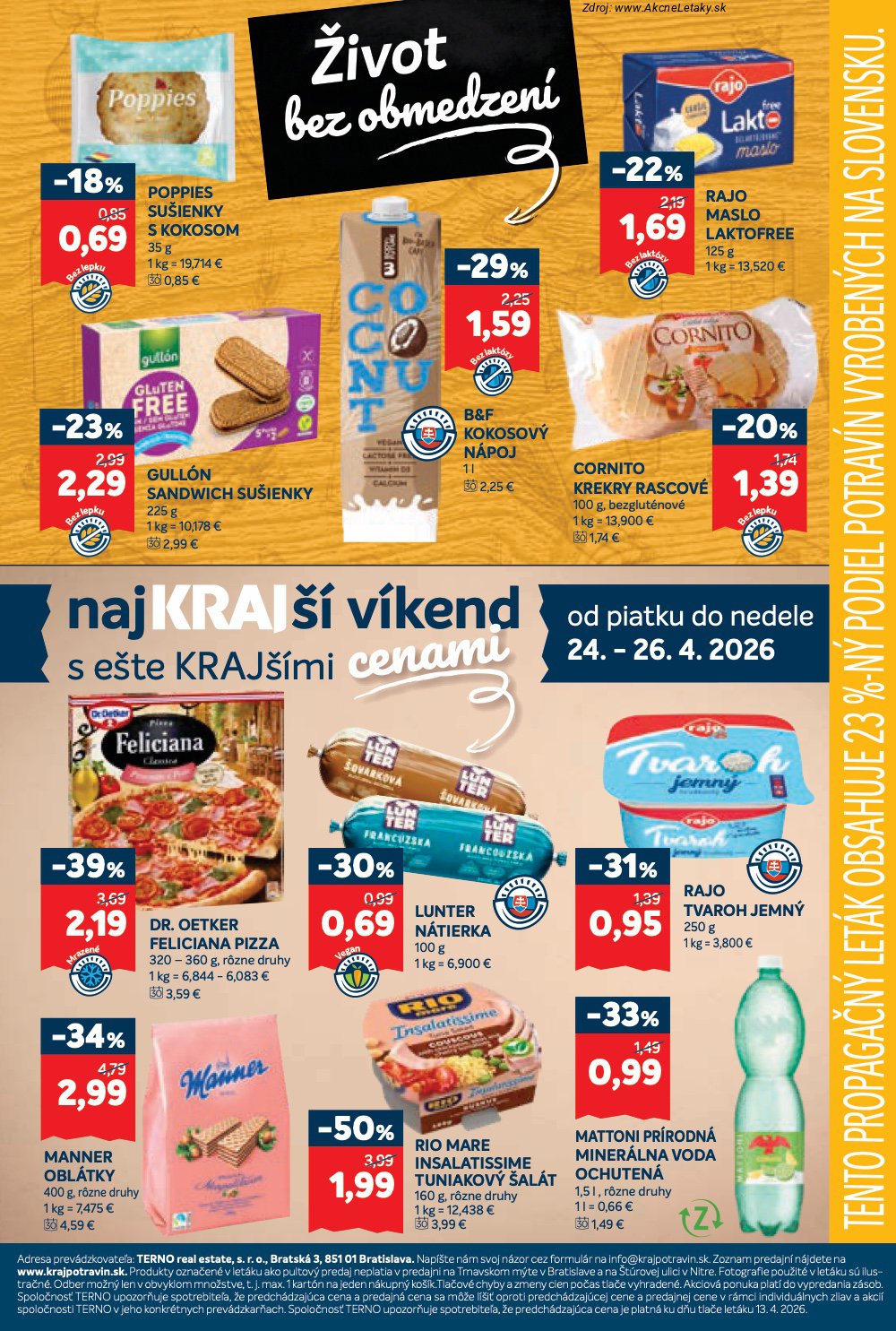 Leták Kraj (23. 4. - 29. 4. 2026) - strana 18 z 18