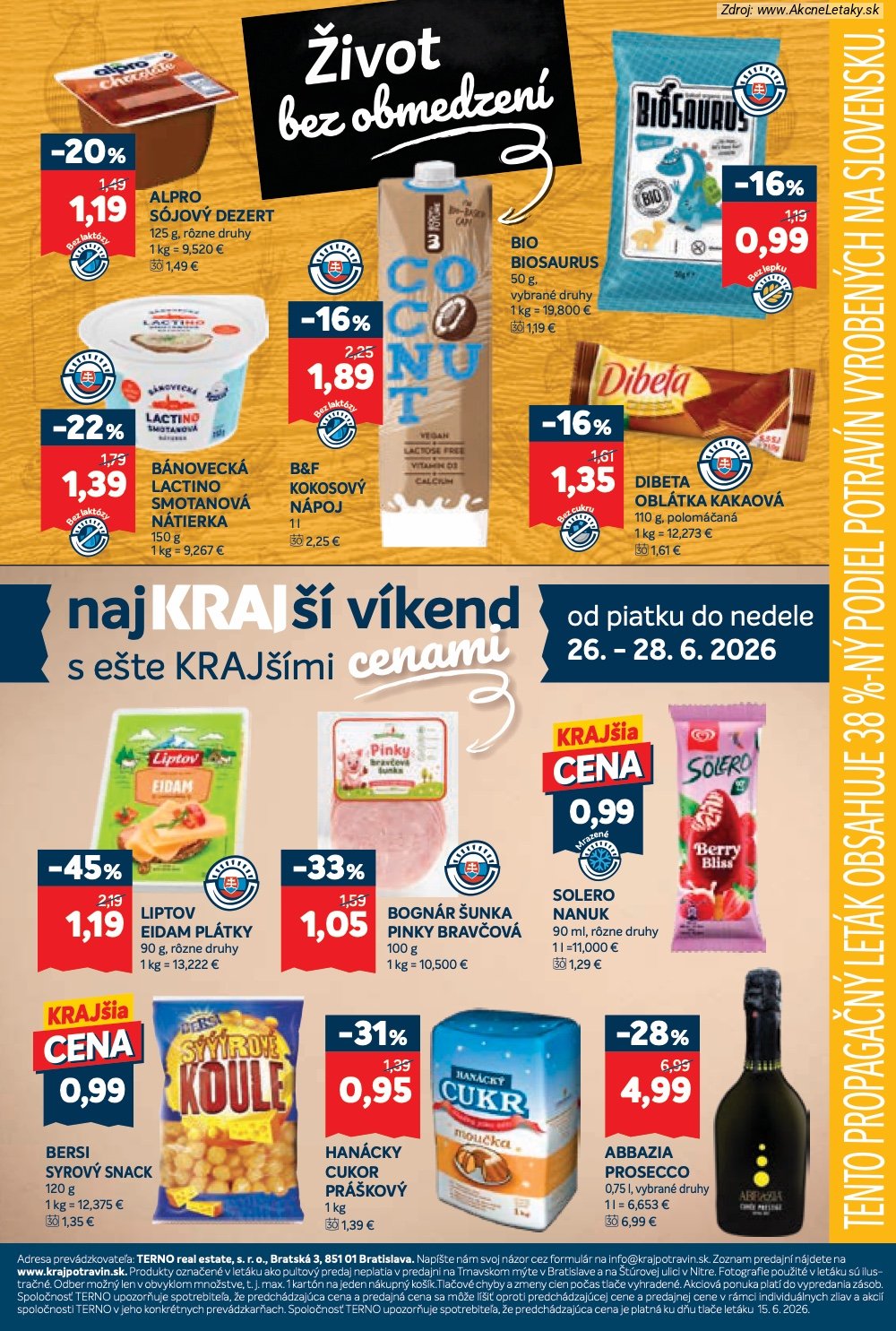 Leták Kraj (25. 6. - 1. 7. 2026) - strana 18 z 18