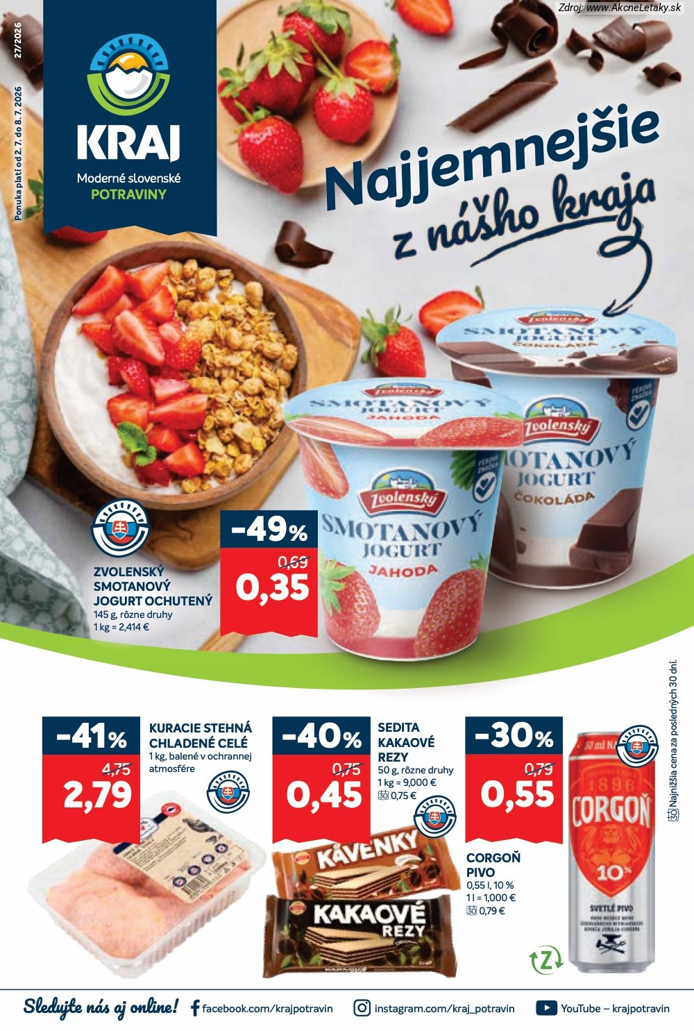 Leták Kraj (2. 7. - 8. 7. 2026) - strana 1 z 17