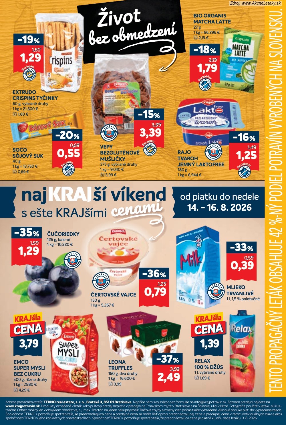 Strana 20 - leták Kraj (13. 8. - 19. 8. 2026)