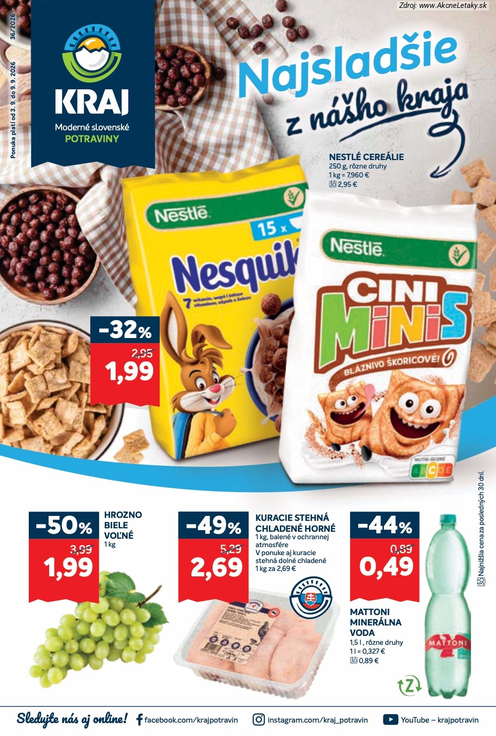 Leták Kraj - strana 1
