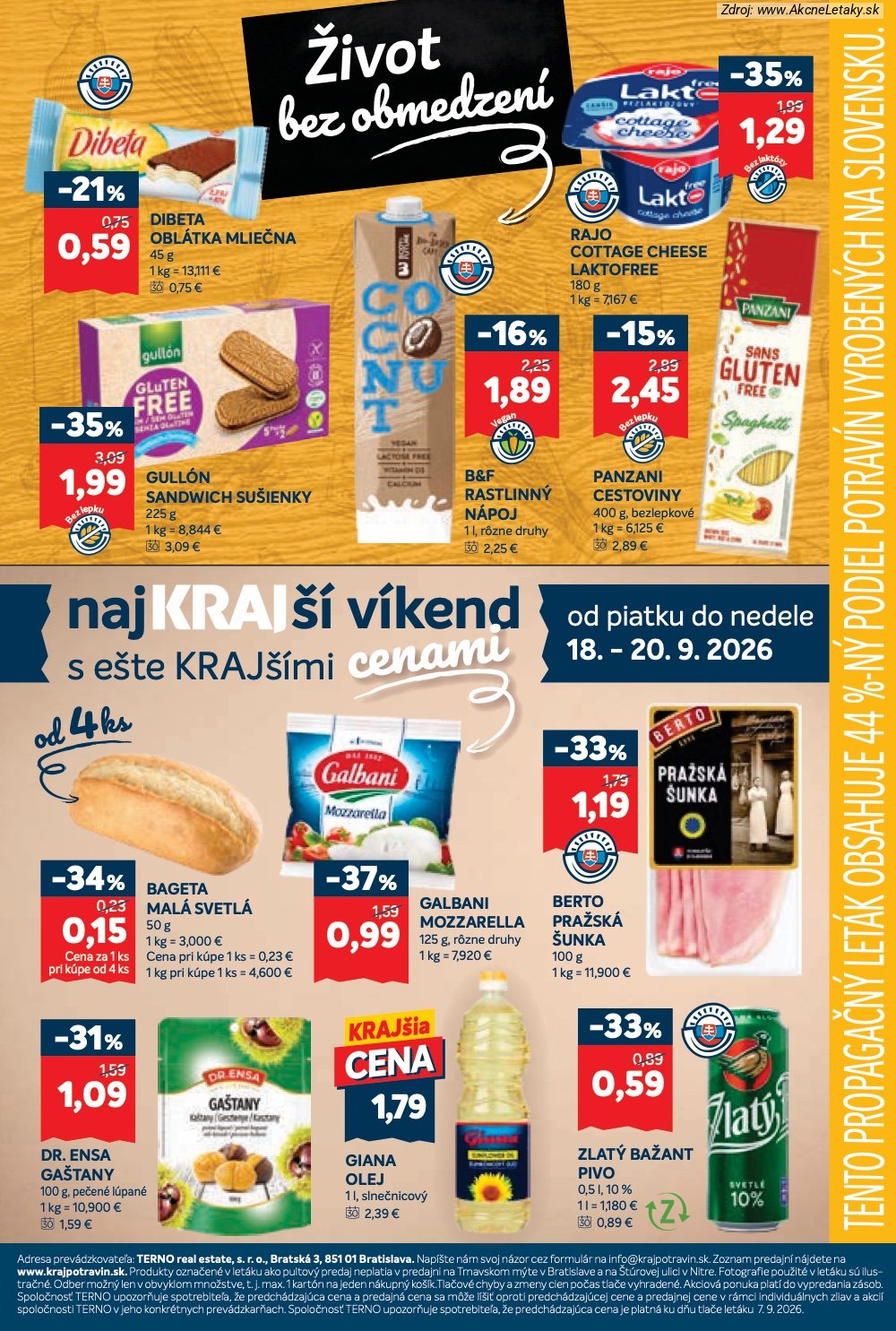 Strana 40 - leták Kraj (17. 9. - 23. 9. 2026)
