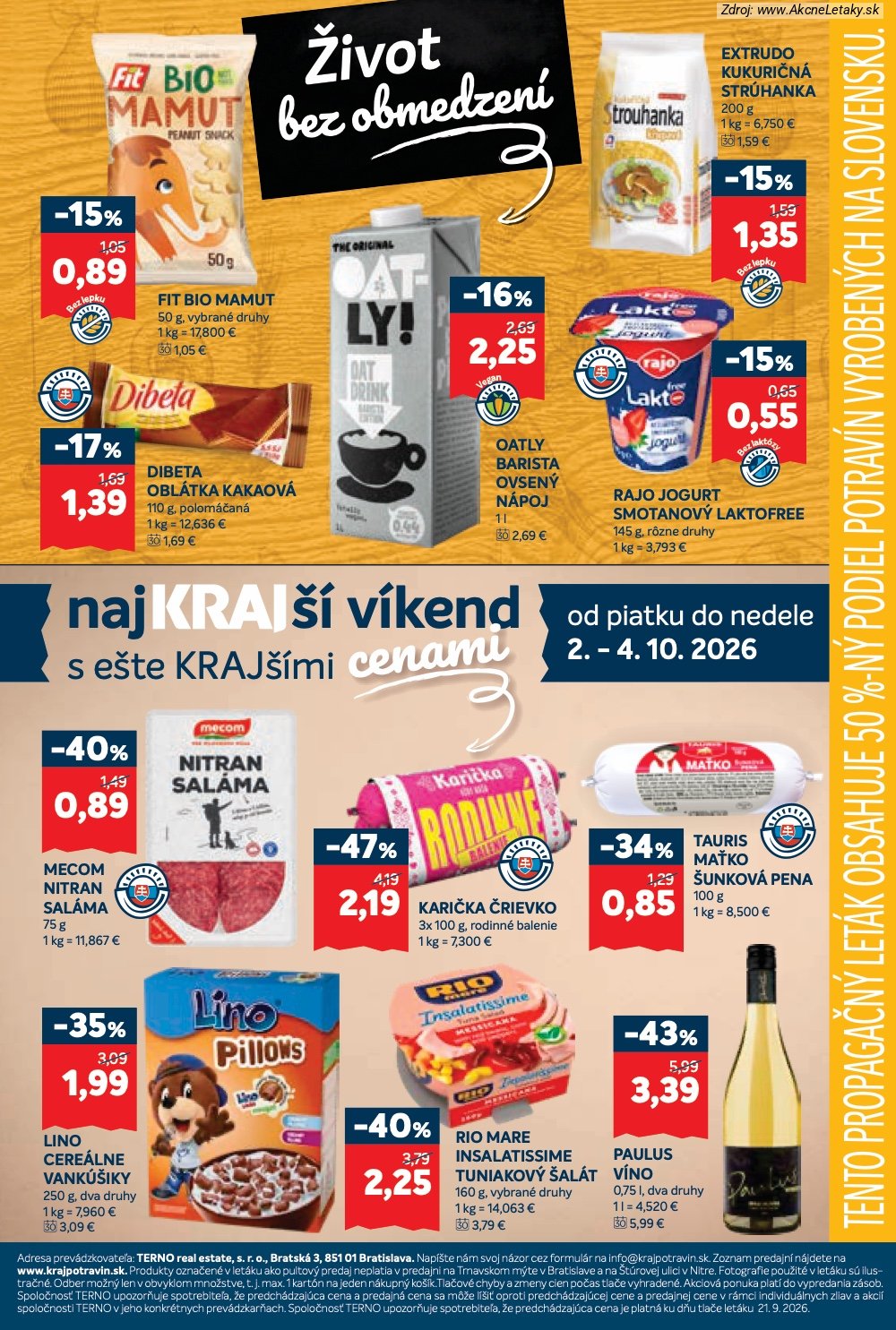 Leták Kraj (1. 10. - 7. 10. 2026) - strana 18 z 18