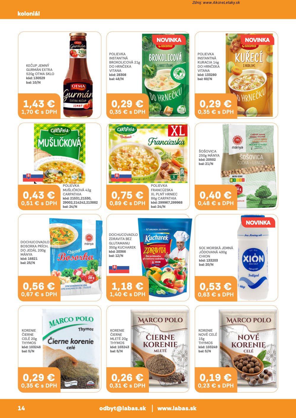 Leták Labaš (13. 3. - 26. 3. 2026) - strana 14 z 40