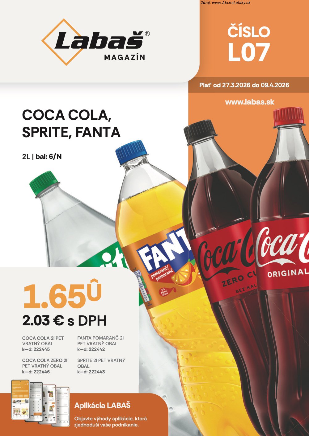 Leták Labaš - strana 1