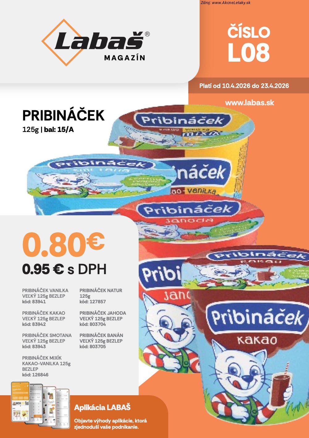 Leták Labaš (10. 4. - 23. 4. 2026) - strana 1 z 36