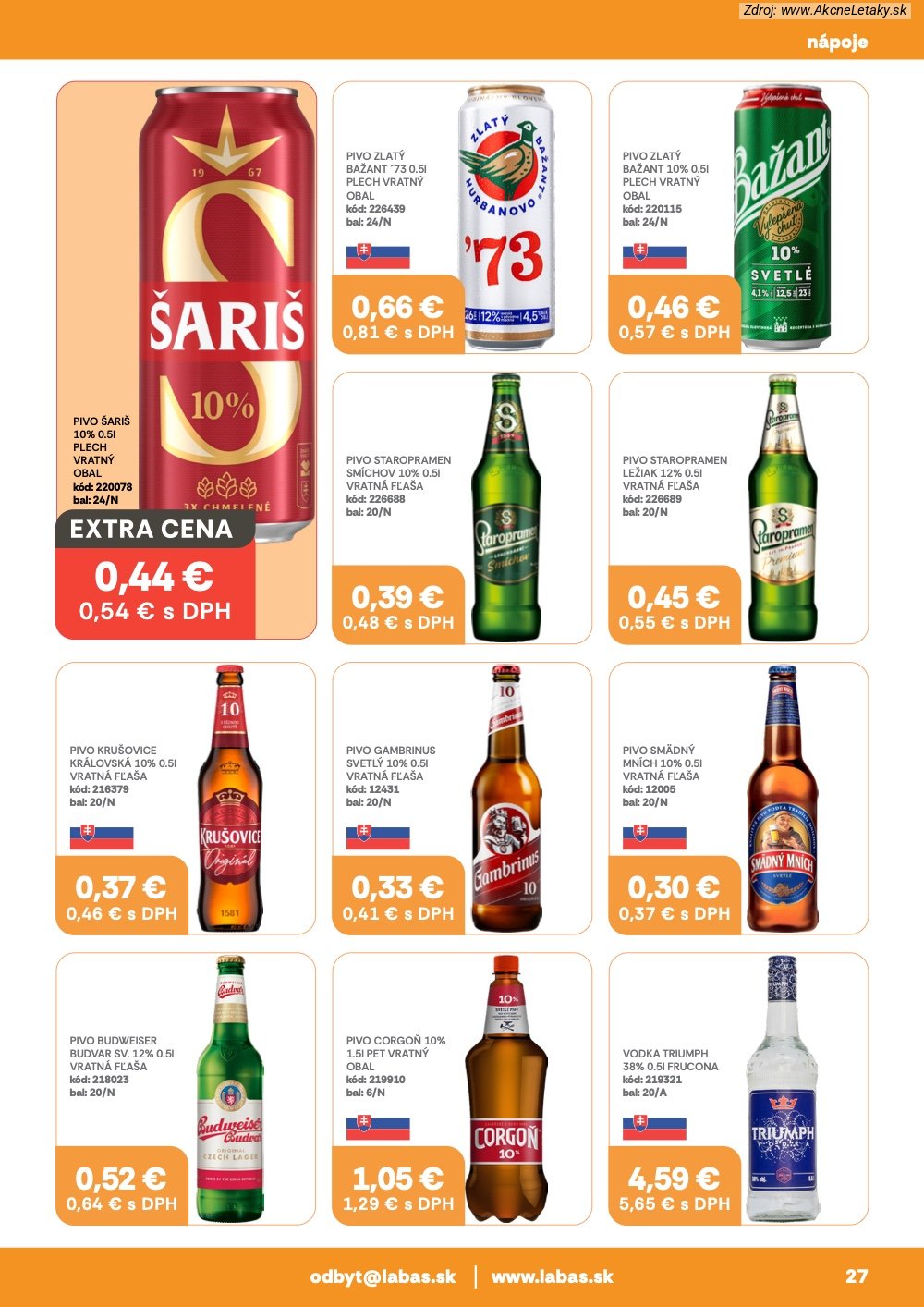 Leták Labaš (9. 10. - 22. 10. 2026) - strana 27 z 40