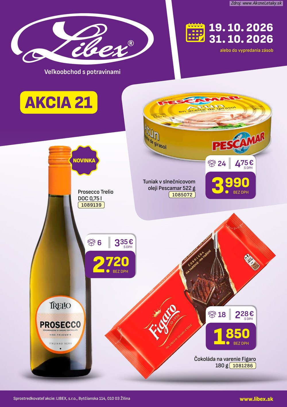 Leták Libex - strana 1