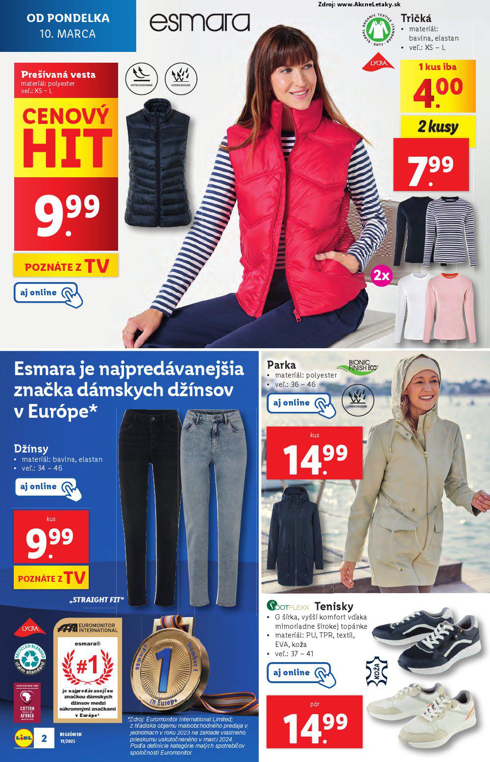 Leták Lidl (10. 3. - 16. 3. 2025) - strana 2 z 27