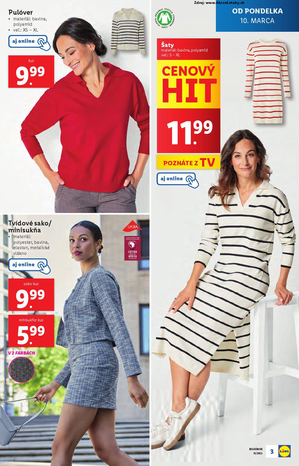 Leták Lidl (10. 3. - 16. 3. 2025) - strana 3 z 27