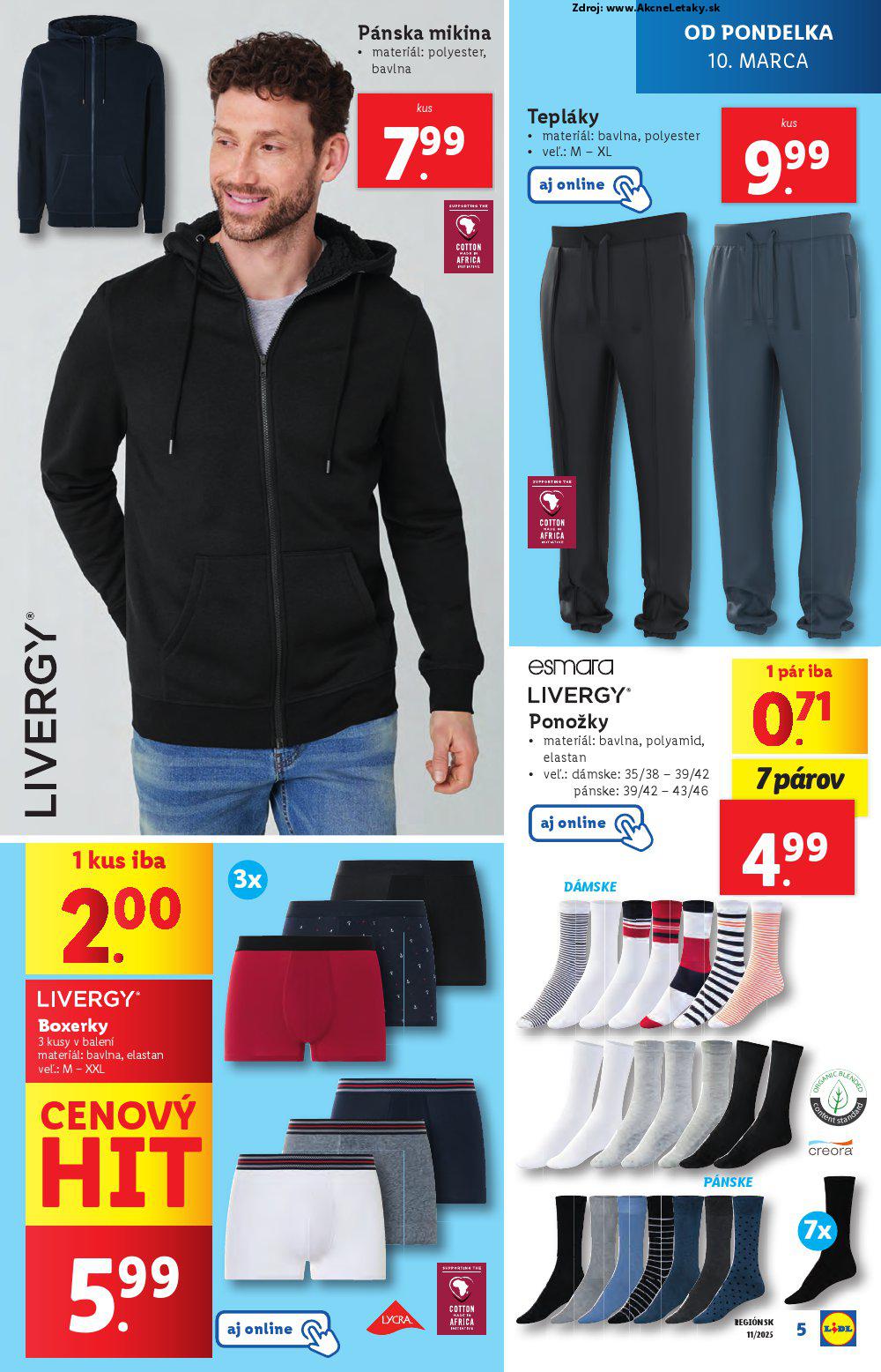 Leták Lidl (10. 3. - 16. 3. 2025) - strana 5 z 27