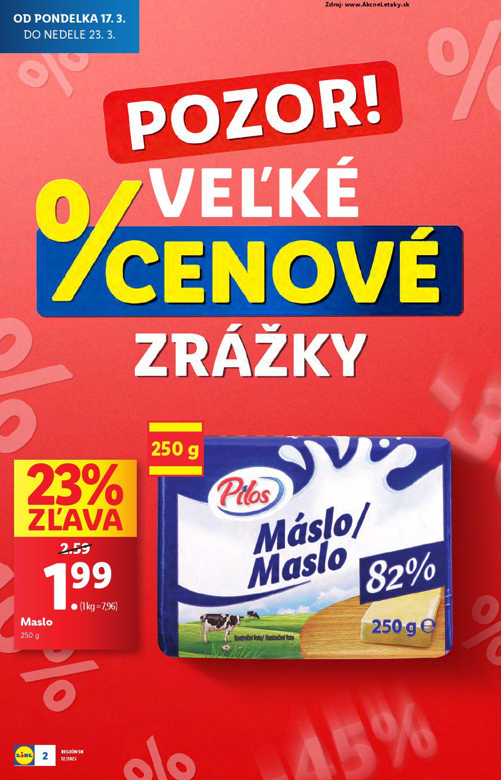 Leták Lidl (17. 3. - 23. 3. 2025) - strana 2 z 99