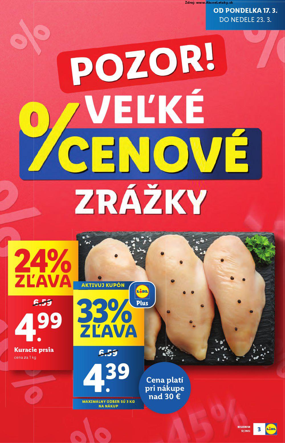 Leták Lidl (17. 3. - 23. 3. 2025) - strana 3 z 99