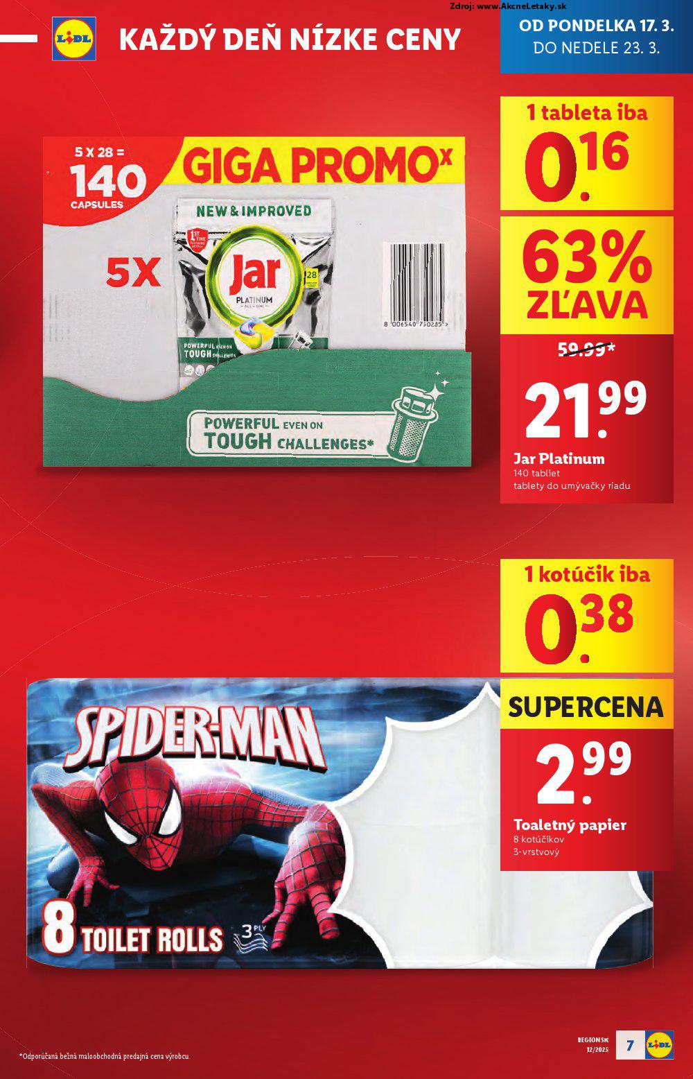 Leták Lidl (17. 3. - 23. 3. 2025) - strana 7 z 99