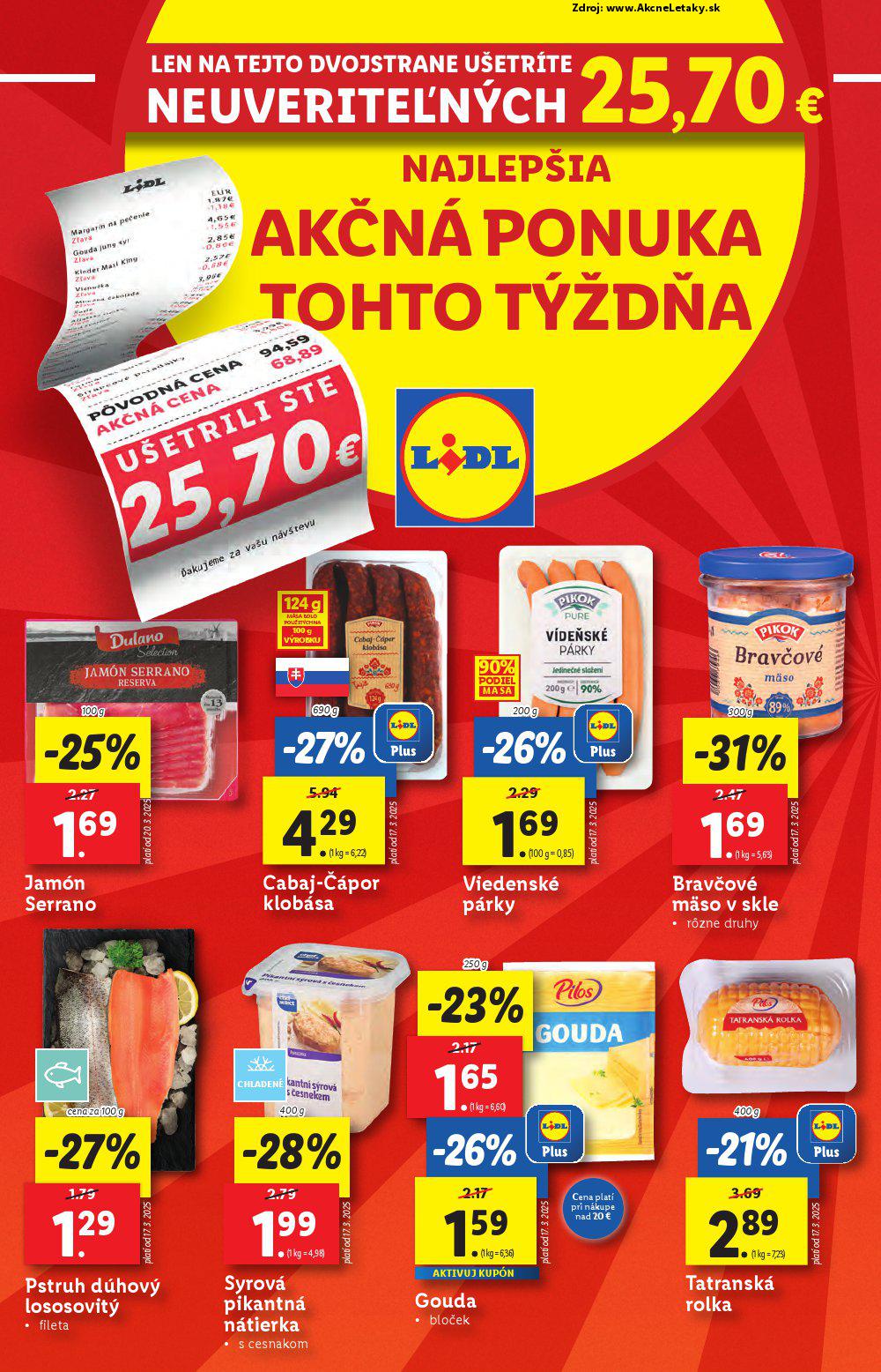 Leták Lidl (17. 3. - 23. 3. 2025) - strana 8 z 99