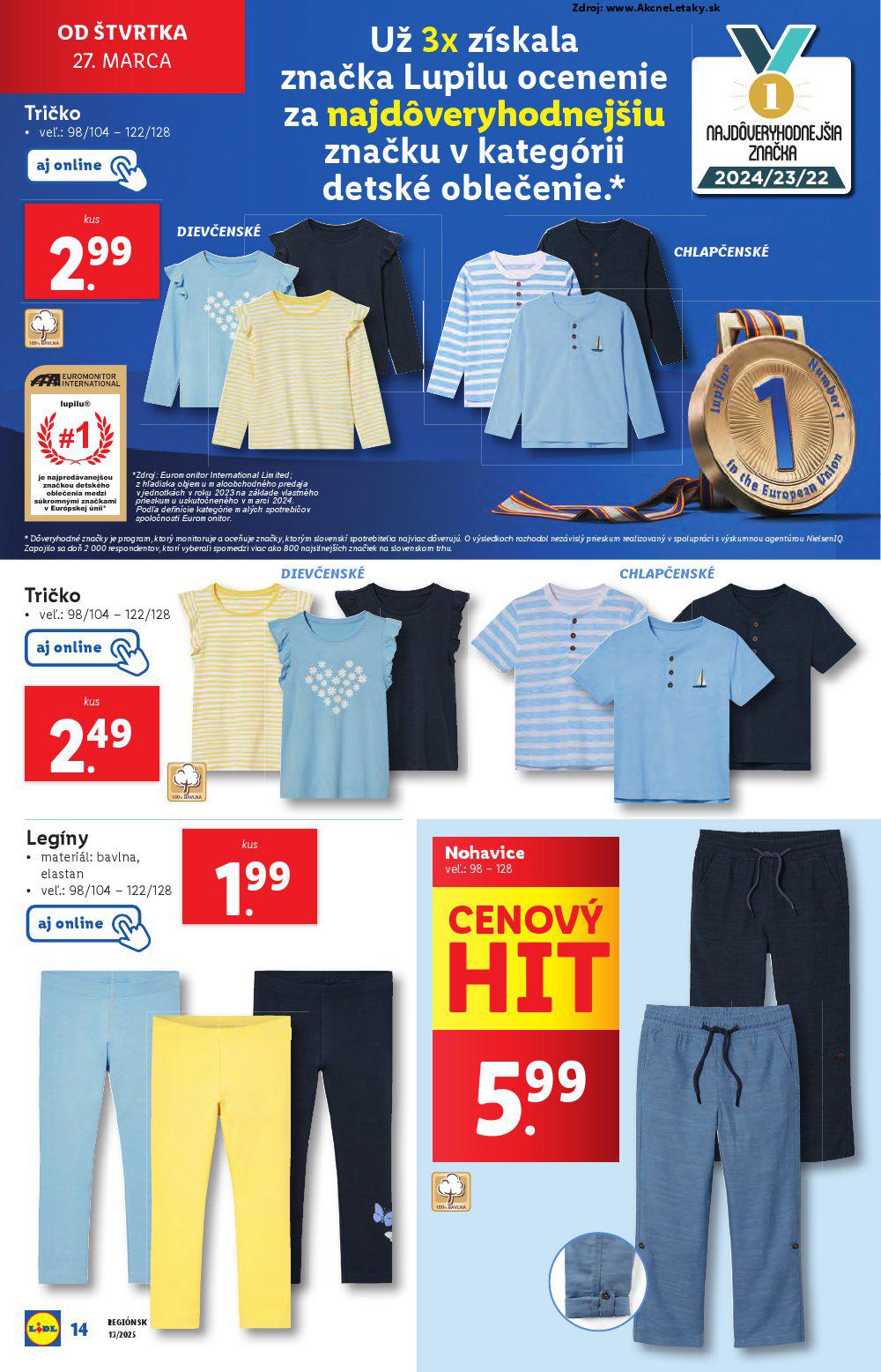 Leták Lidl (24. 3. - 30. 3. 2025) - strana 16 z 27