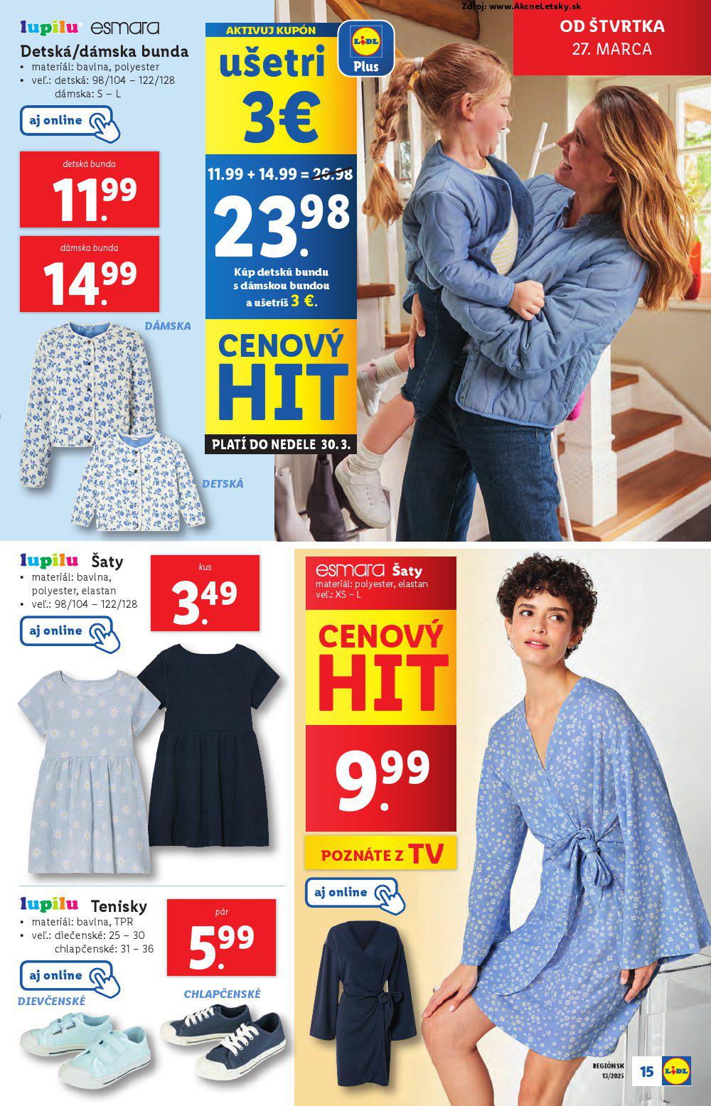 Leták Lidl (24. 3. - 30. 3. 2025) - strana 17 z 27