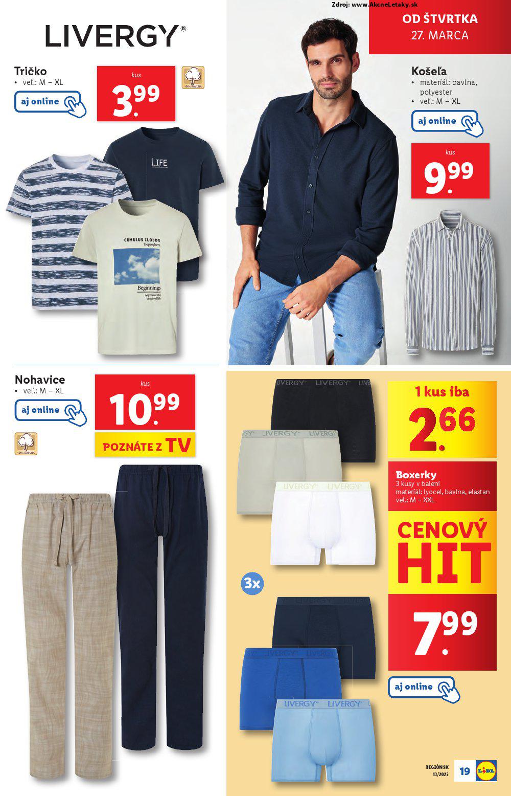 Leták Lidl (24. 3. - 30. 3. 2025) - strana 21 z 27